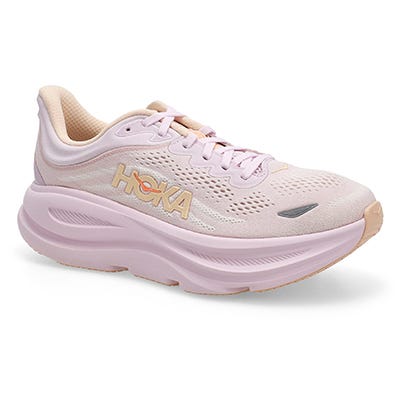 Lds Bondi 9 Performance Sneaker - Lilac Cream/Tangerine Glow