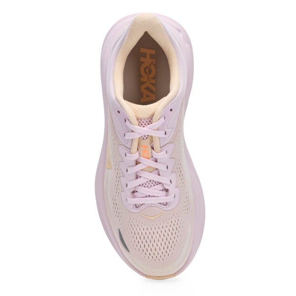 Women's Bondi 9 Performance Sneaker - Lilac Cream/Tangerine Glow