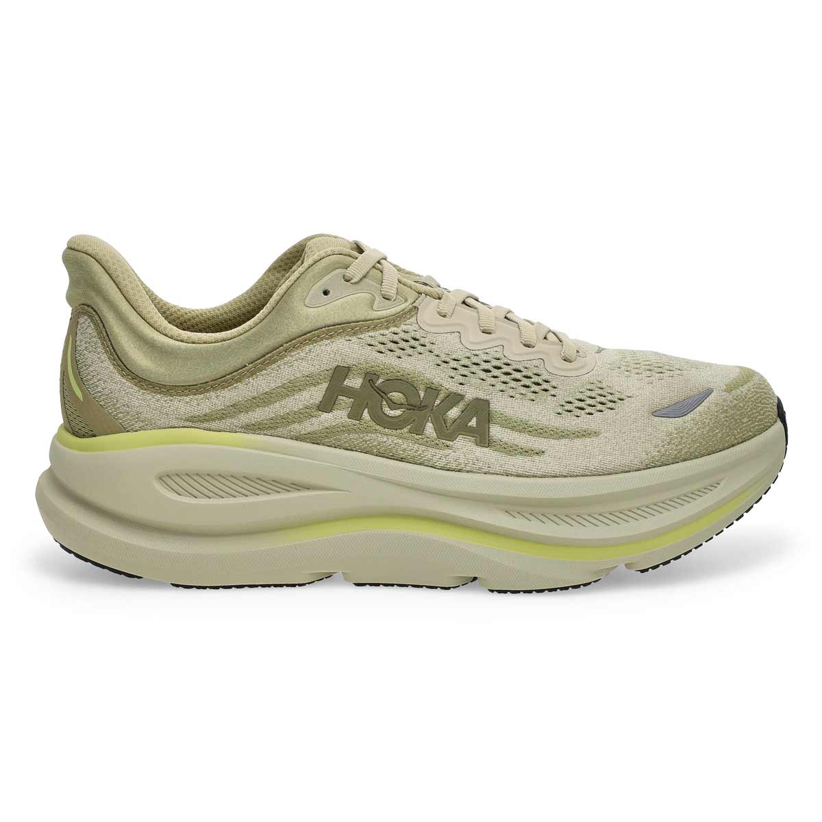 Men's Bondi 9 Wide Performance Sneaker - Grassland/Oyster Mushroom