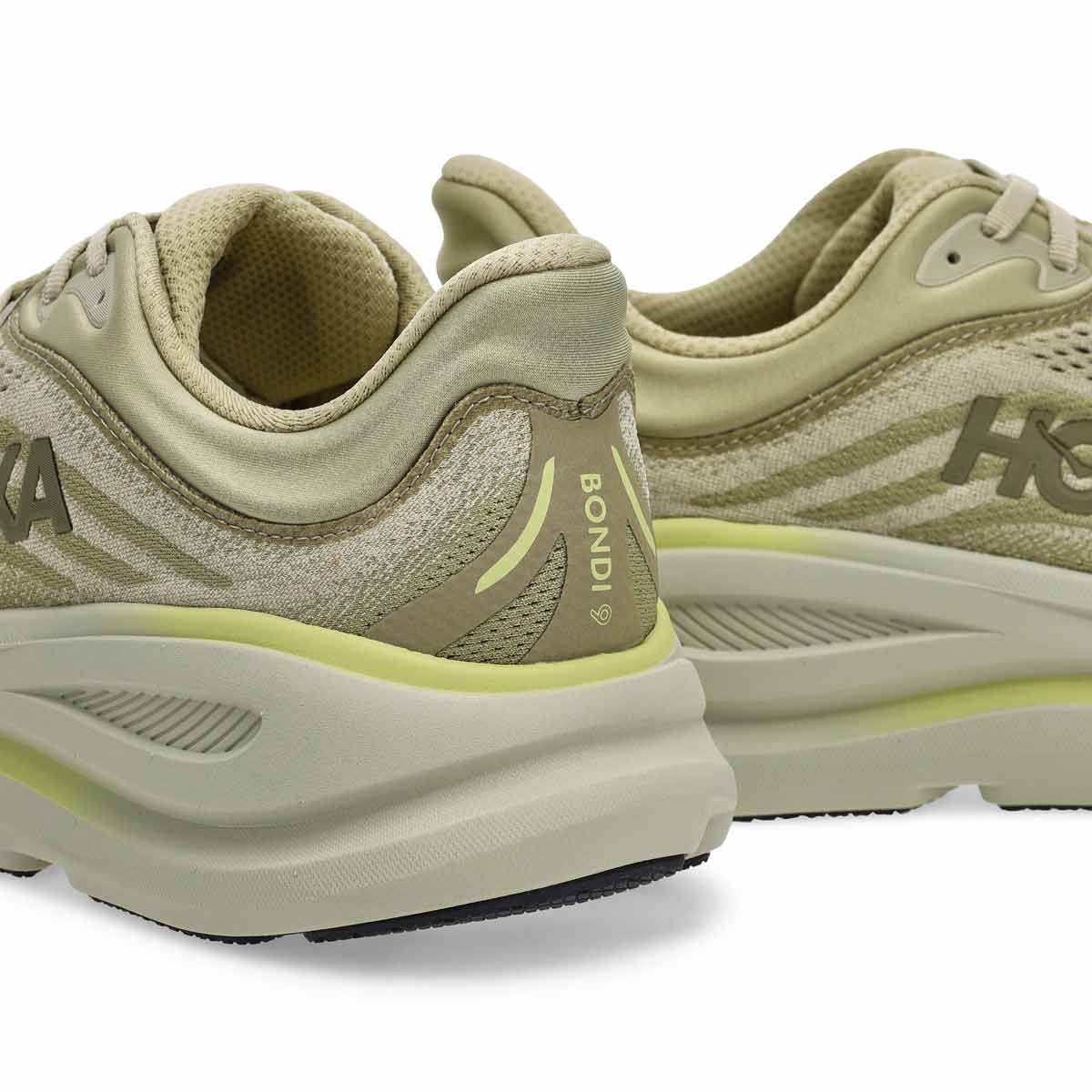 Men's Bondi 9 Wide Performance Sneaker - Grassland/Oyster Mushroom