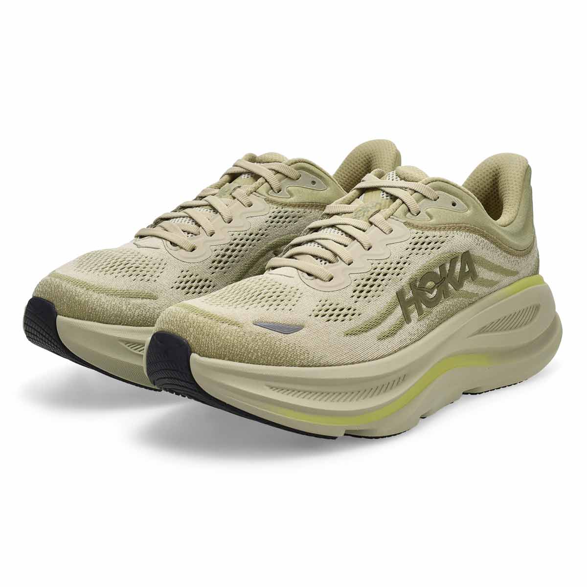 Baskets de performance BONDI 9, prairie/champignon, hommes - LARGE