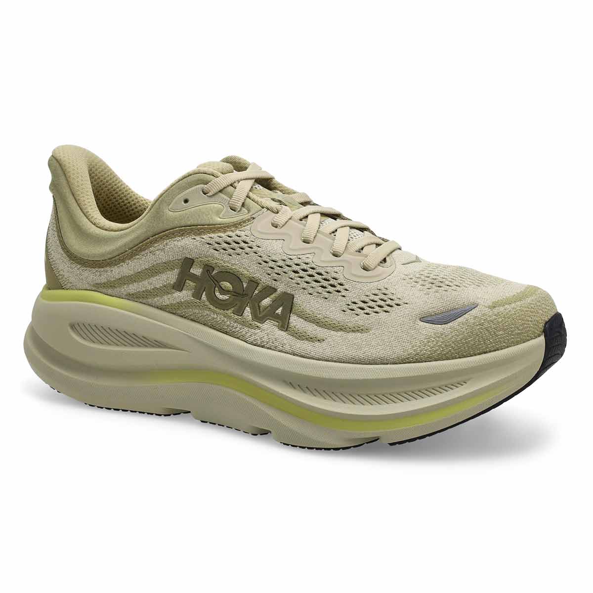 Men's Bondi 9 Wide Performance Sneaker - Grassland/Oyster Mushroom