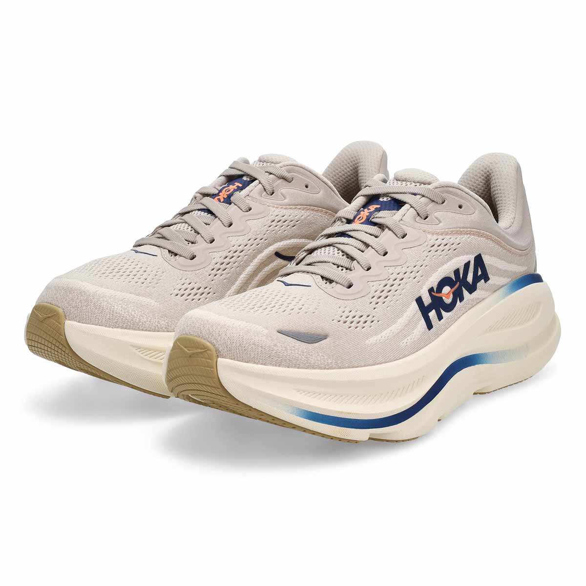 Men's Bondi 9 Wide Performance Sneaker - Stucco/Grout