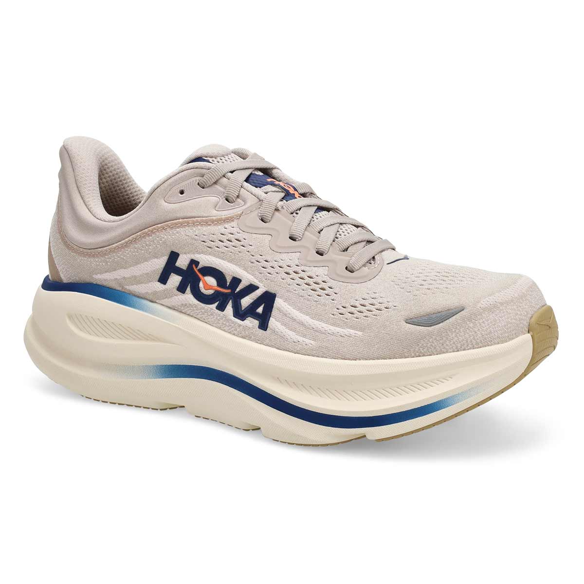 Men's Bondi 9 Wide Performance Sneaker - Stucco/Grout