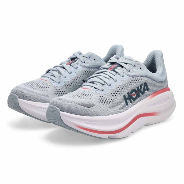 Women's  Bondi 9 Wide Performance Sneaker - Mineral Blue/Washed Blue