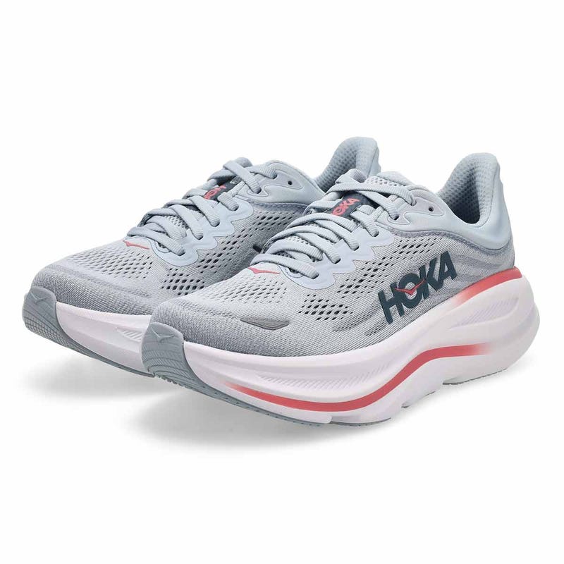 Women's  Bondi 9 Wide Performance Sneaker - Mineral Blue/Washed Blue