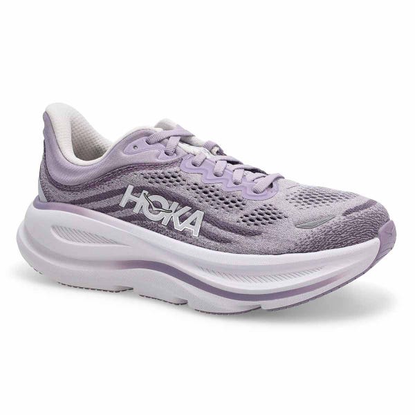 Women's Bondi 9 Wide Performance Sneaker - Mellow Lilac/Purple Fog