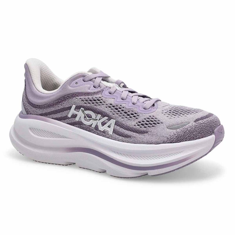 Women's Bondi 9 Wide Performance Sneaker - Mellow Lilac/Purple Fog