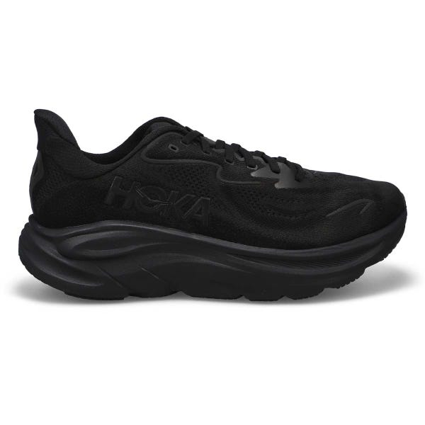 Baskets de performance à lacets CLIFTON 10, noir/noir, hommes