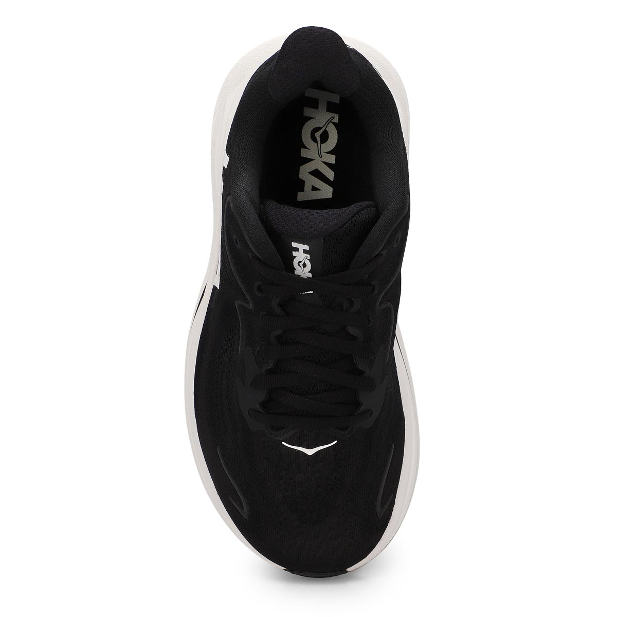 Men's Clifton 10 Lace Up Performace Runner - Black/White