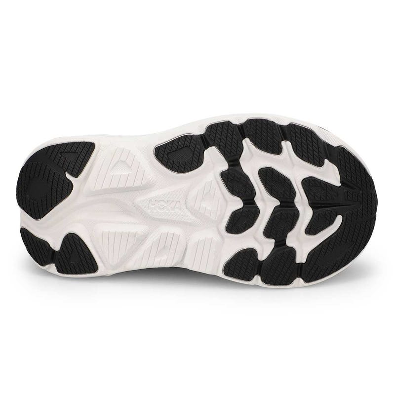 Chaussure de course de performance CLIFTON 10, noir/blanc, hommes