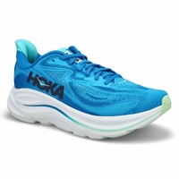 Men's Clifton 10 Lace Up Performace Runner - Blue/Skyward Blue