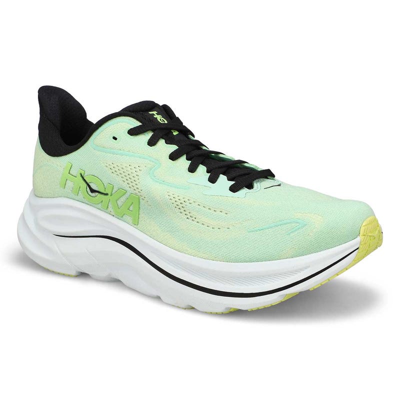 Chaussure de course de performance CLIFTON 10, menthe fluorite/papillon lune, femmes