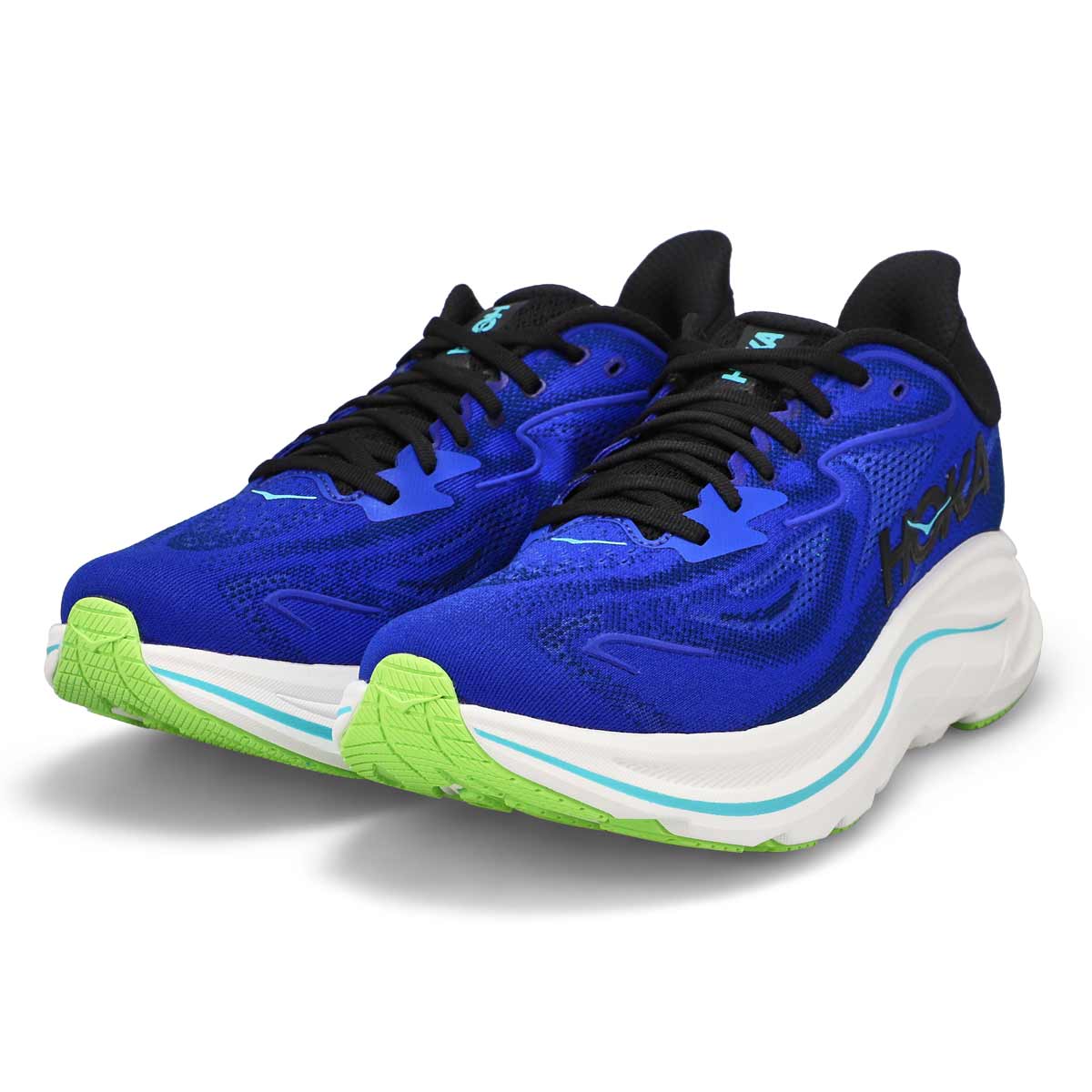 Men's Clifton 10 Lace Up Performace Sneaker - Night Sky/Midnight Blue