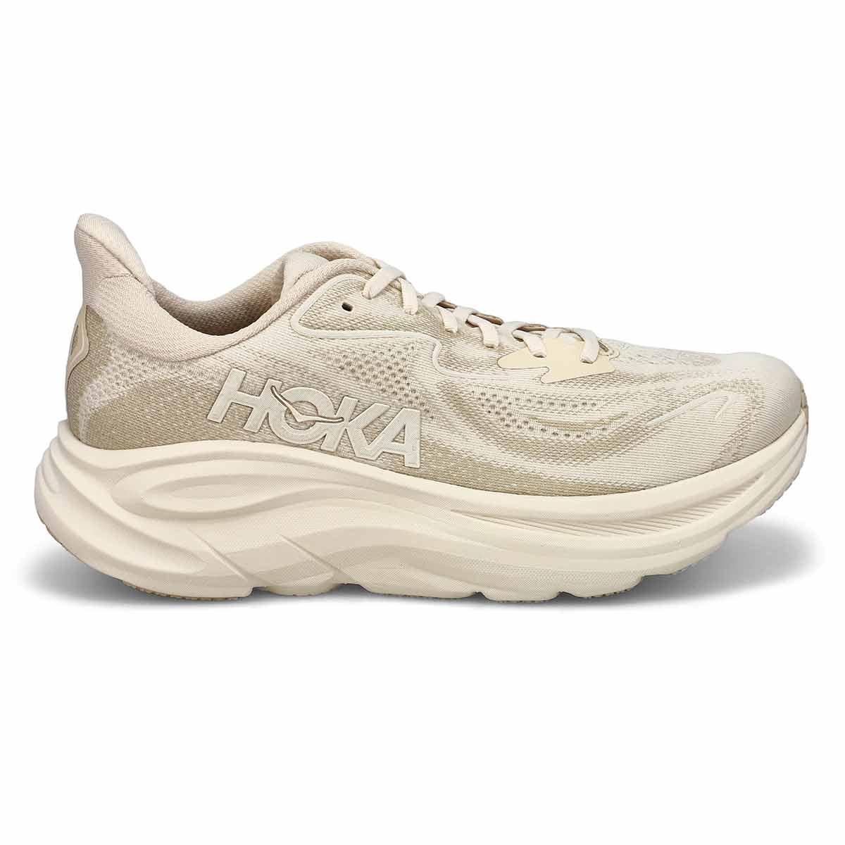 Men's Clifton 10 Lace Up Performace Sneaker - Oatmeal/Oat Milk