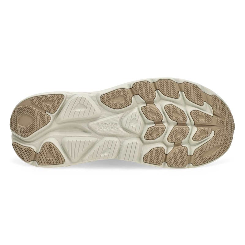 Baskets de performance à lacets CLIFTON 10, lin brut/pierre, hommes