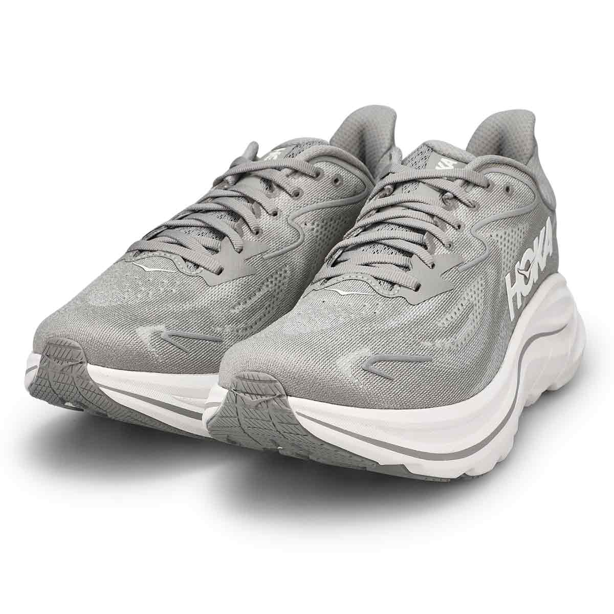Men's Clifton 10 Lace Up Performace Runner - Steller Grey/Stardust