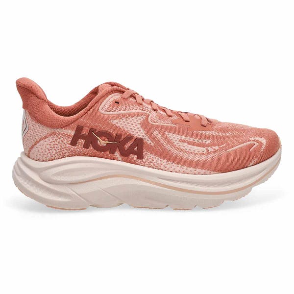 Women's Clifton 10 Lace Up Performance Sneaker - Blush/Rose Latte
