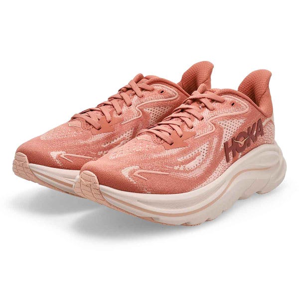 Women's Clifton 10 Lace Up Performance Sneaker - Blush/Rose Latte