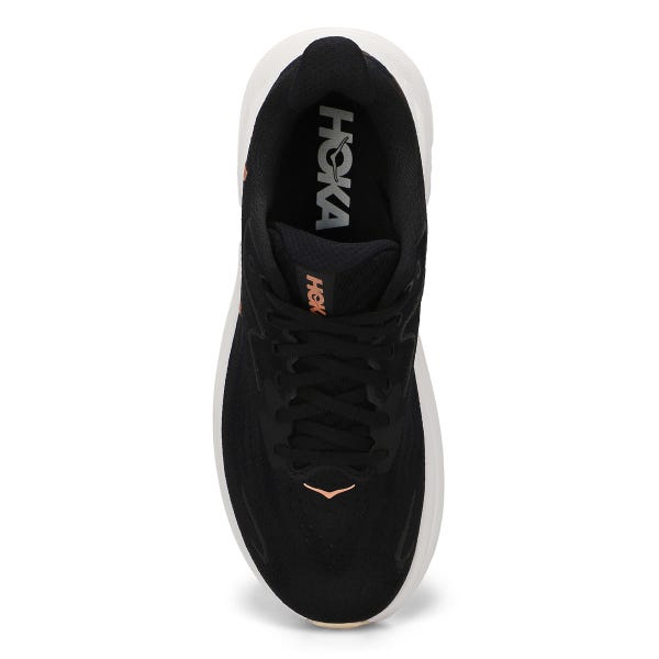 Women's Clifton 10 Lace Up Performance Runner - Black/Rose Gold
