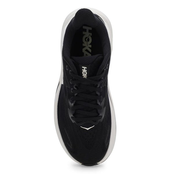 Women's  Clifton 10 Lace Up Performance Sneaker - Black/White