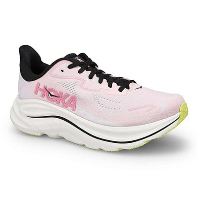 Lds Clifton 10 Lace Up Performance Sneaker - Carnation/Starlight Glow