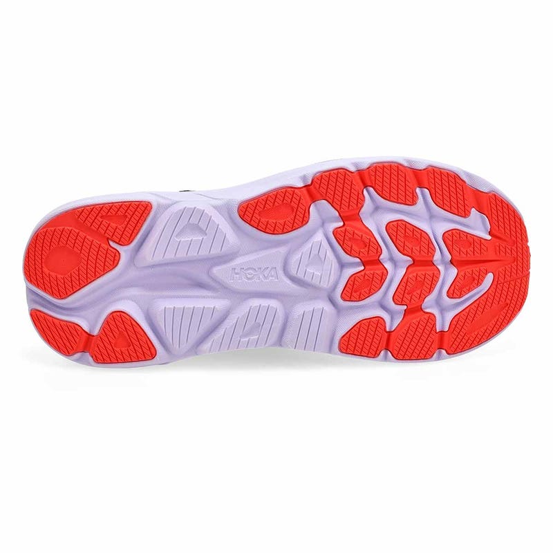 Women's Clifton 10 Lace Up Performance Sneaker - Sea Grass/Neon Flame