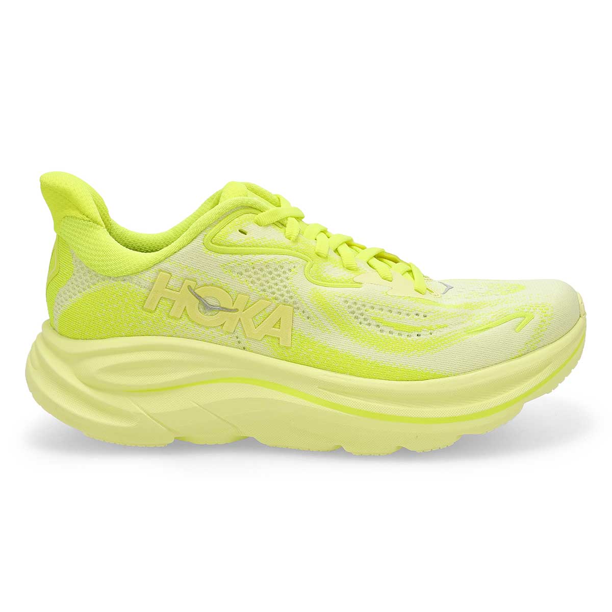 Women's Clifton 10 Lace Up Performance Sneaker - Neon Citrus/Sunlight