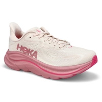 Women's Clifton 10 Lace Up Performance Runner - Rose Cream/ Dreid Rose