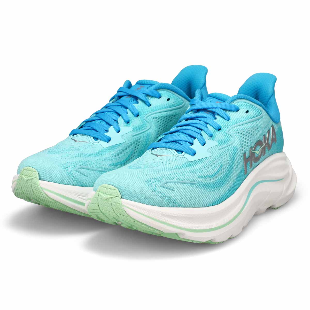 Women's  Clifton 10 Lace Up Performance Sneaker - Skyward Blue/Cielo Blue