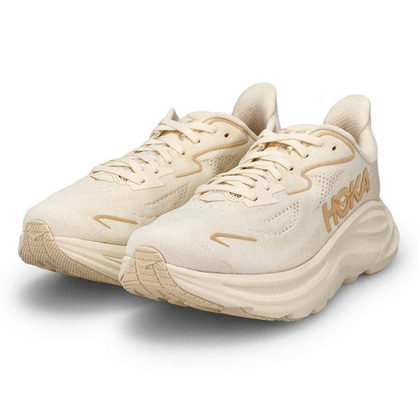 Women's Clifton 10 Lace Up Performance Runner - Vanilla/Birch