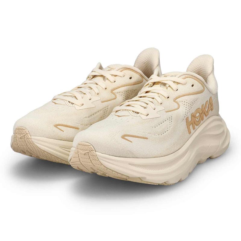 Women's Clifton 10 Lace Up Performance Runner - Vanilla/Birch