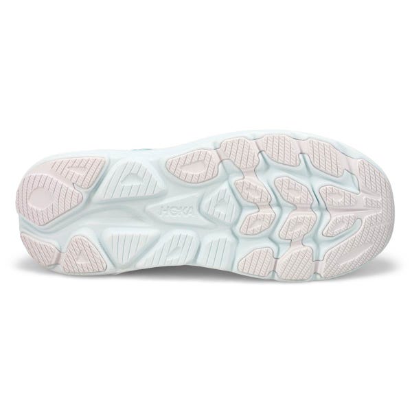 Women's Clifton 10 Lace Up Performance Sneaker - White/Cielo Blue