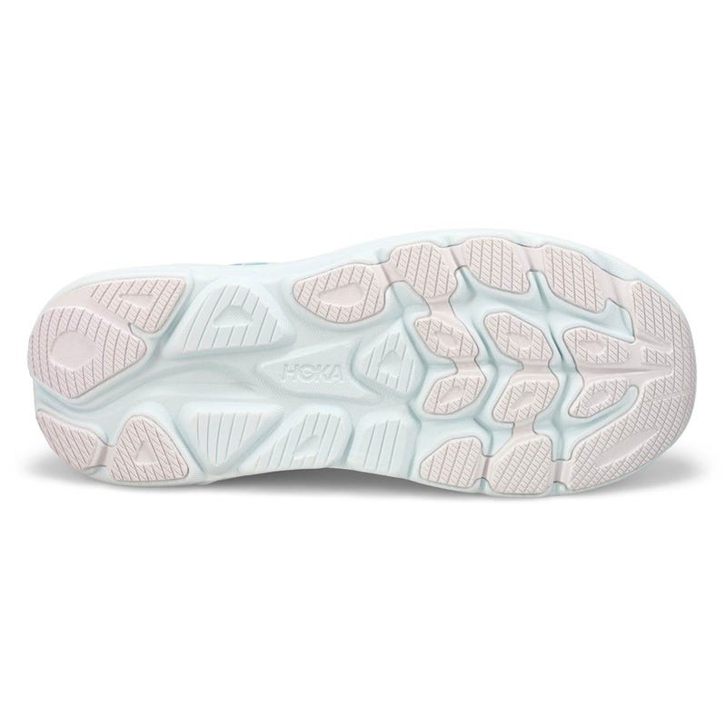 Women's Clifton 10 Lace Up Performance Sneaker - White/Cielo Blue