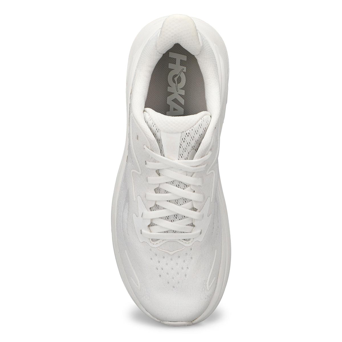Women's  Clifton 10 Lace Up Performance Runner - White/ White