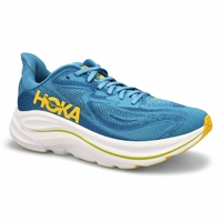 Men's Clifton 10 Lace Up Wide Performace Sneaker - Alpine Blue/Foggy Night