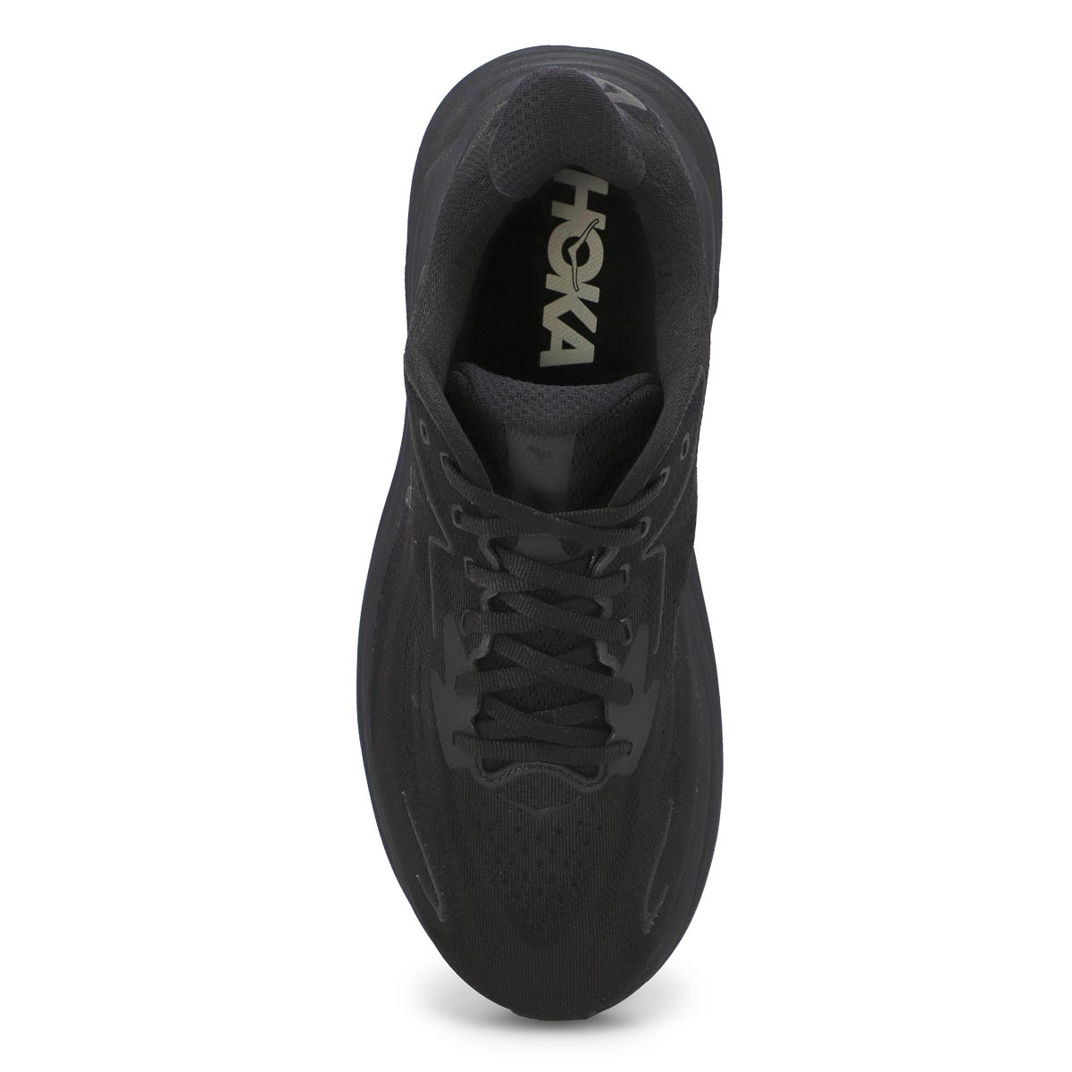 Men's Clifton 10 Lace Up Wide Performace Sneaker - Black/Black