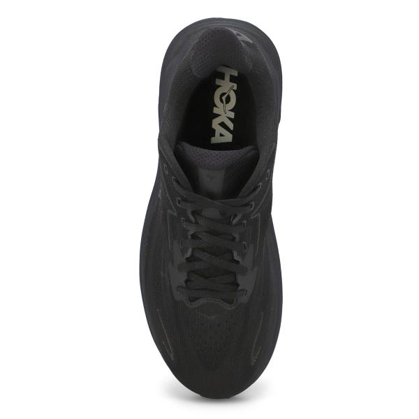 Baskets de performance à lacets CLIFTON 10, noir/noir, hommes - LARGE