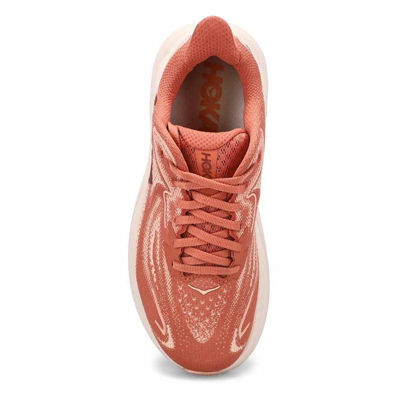 Women's Clifton 10 Lace Up Wide Performance Sneaker - Blush/Rose Latte