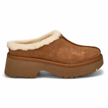 Women's New Heights Cozy Casual Clog - Chestnut