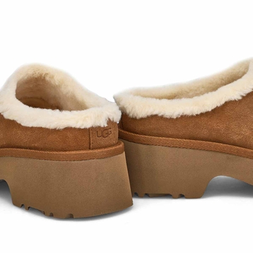 Women's New Heights Cozy Casual Clog - Chestnut