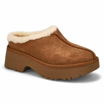 Women's New Heights Cozy Casual Clog - Chestnut
