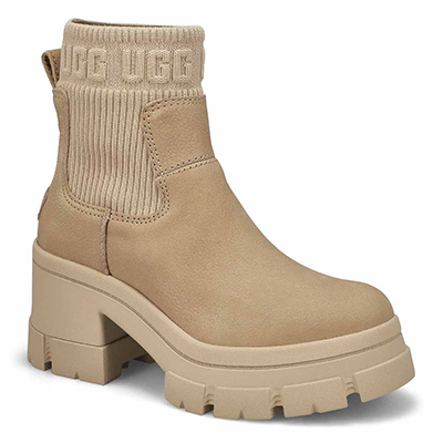 Lds Brooklyn Waterproof Chelsea Boot - Mustard Seed