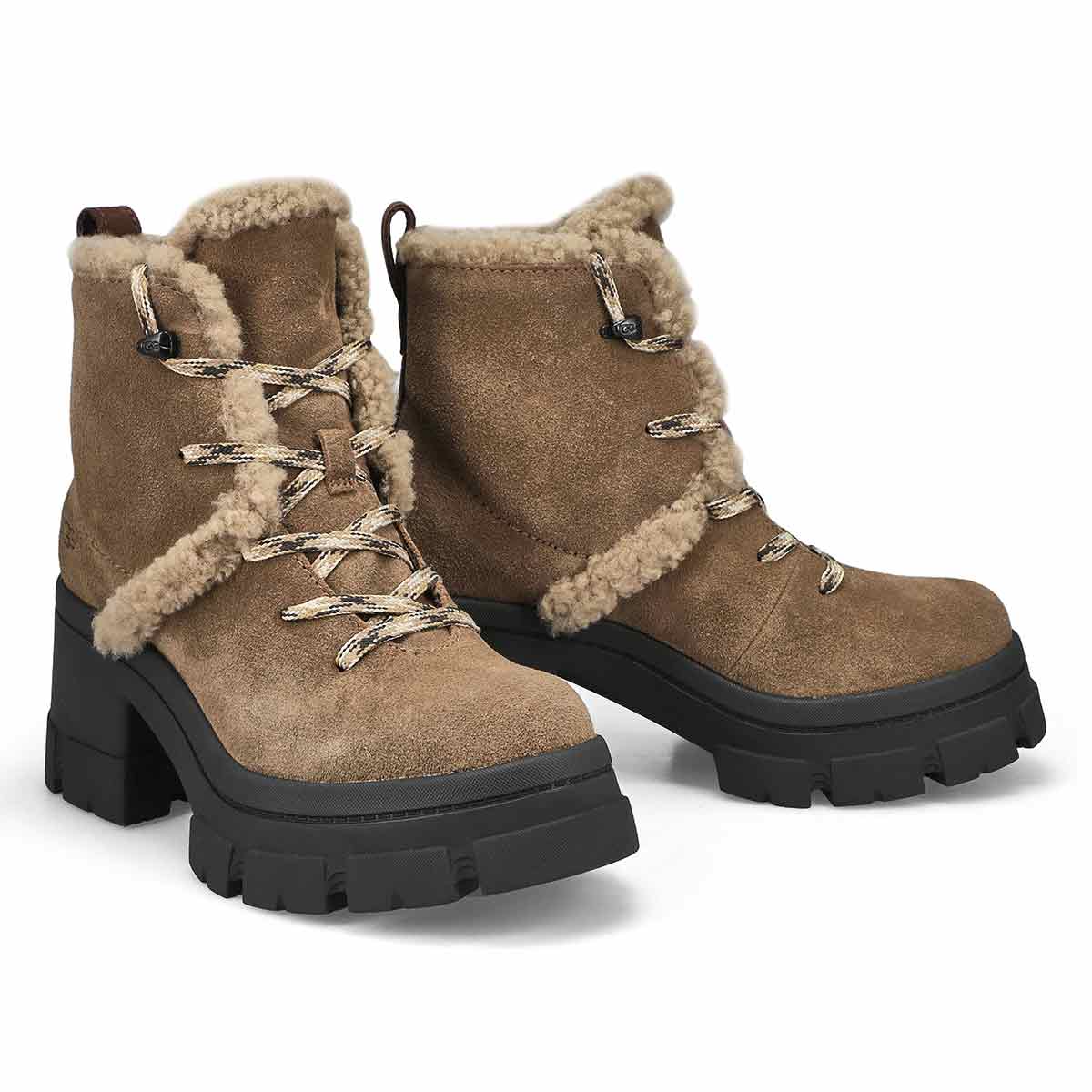 Botte à lacets BROOKLYN HIKER, hickory, femmes