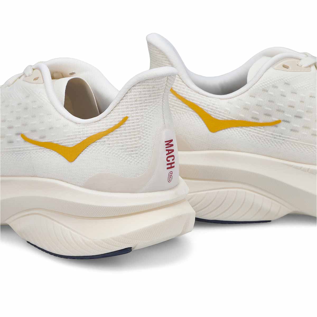 Men's Mach 6 LA Lace Up Performance Runner - Albaster/Oat Milk