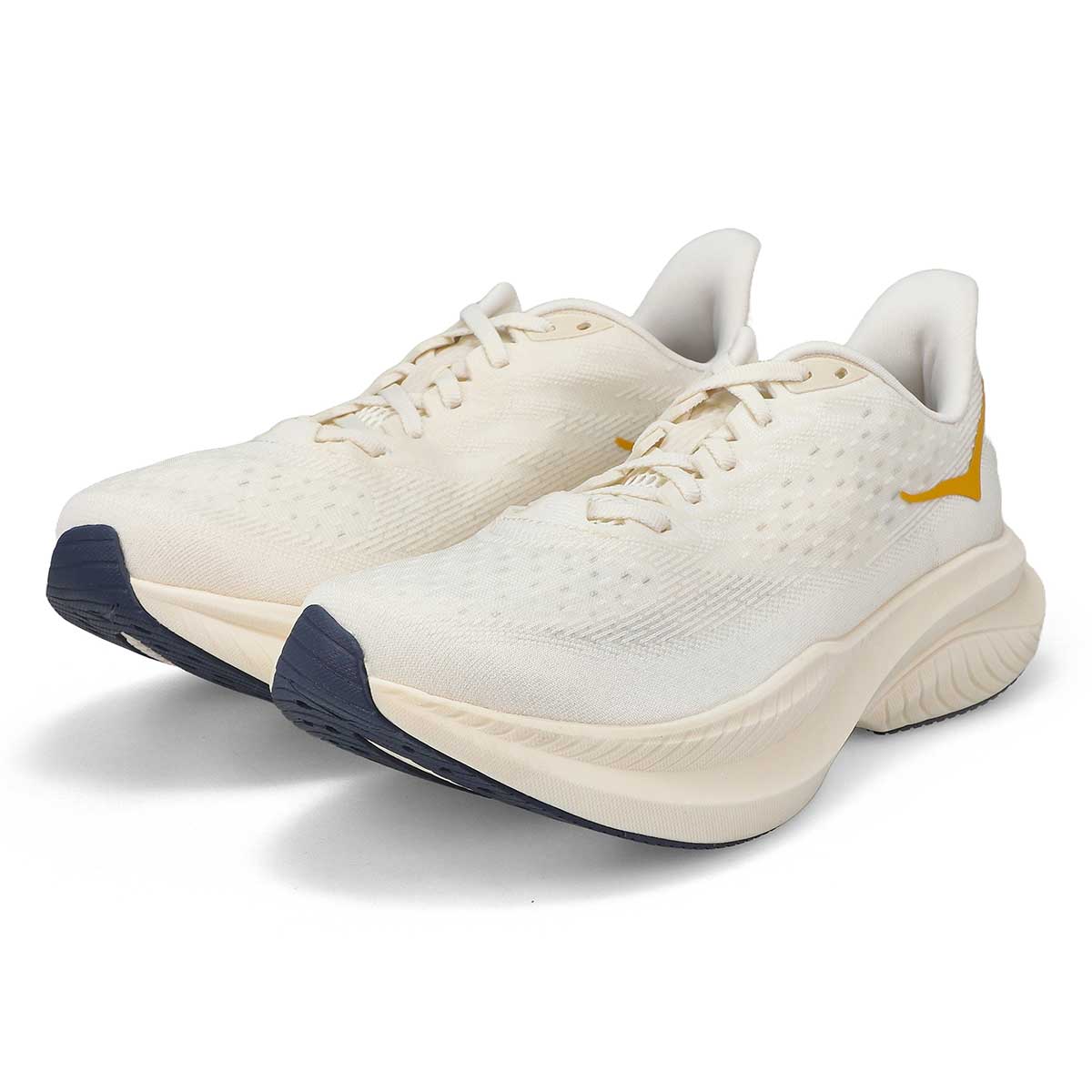 Men's Mach 6 LA Lace Up Performance Runner - Albaster/Oat Milk