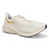 Men's Mach 6 LA Lace Up Performance Runner - Albaster/Oat Milk
