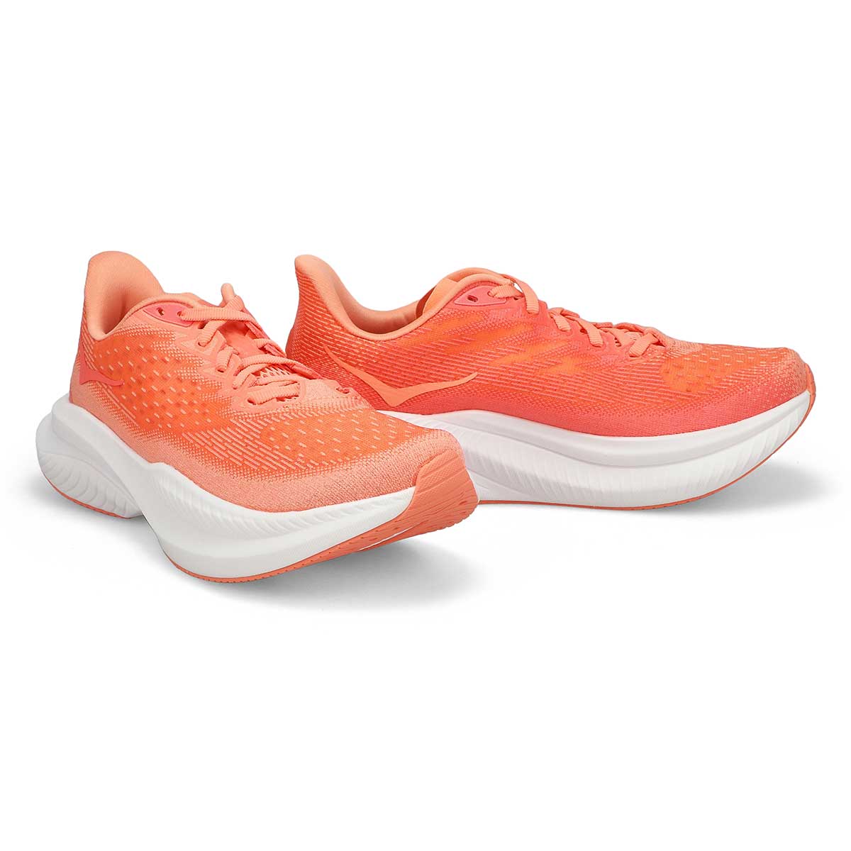 Chaussure de course de performance MACH 6 LA, goyave/blanc, femmes