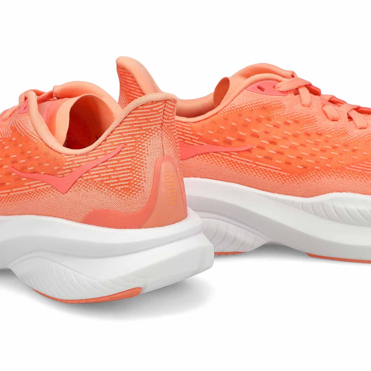Chaussure de course de performance MACH 6 LA, goyave/blanc, femmes