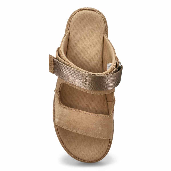 Women's  Golden Star Adjustable Slide Platform Sandal - Sand